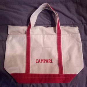 2 100% cotton tote bags (red)